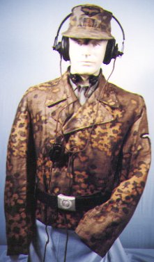 Waffen-SS Camouflaged Panzer Uniform.